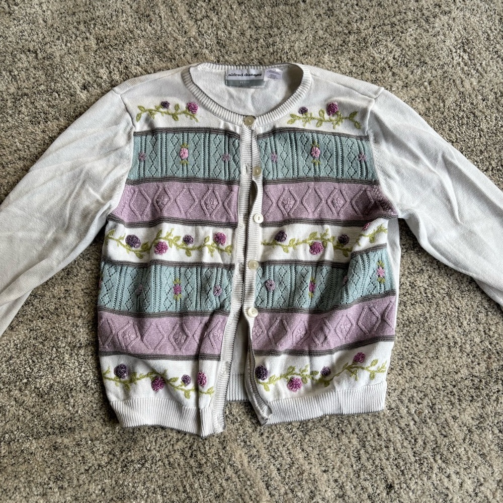 Petite Alfred Dunner Women's Cardigan - My fav Easter sweater